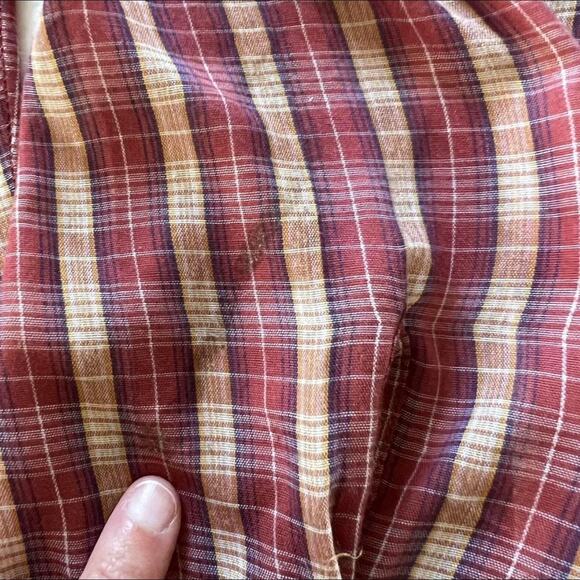 Wrangle Vintage Pearl Snap Button Down men’s plaid Shirt USA Size Large - Picture 8 of 8